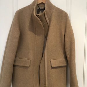 J. Crew cocoon coat, Italian wool. Excellent condition.